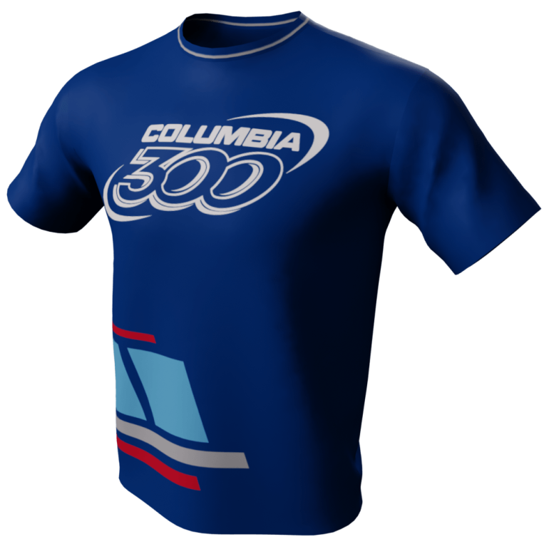 Blue Boss - Blue Columbia 300 Bowling Jersey