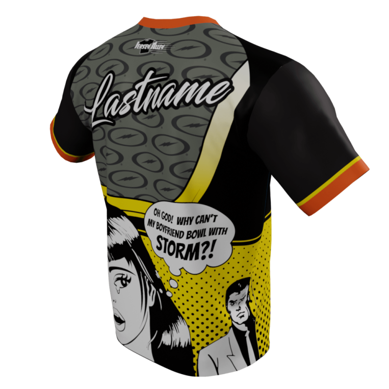 Comic Strike Storm Bowling Jersey