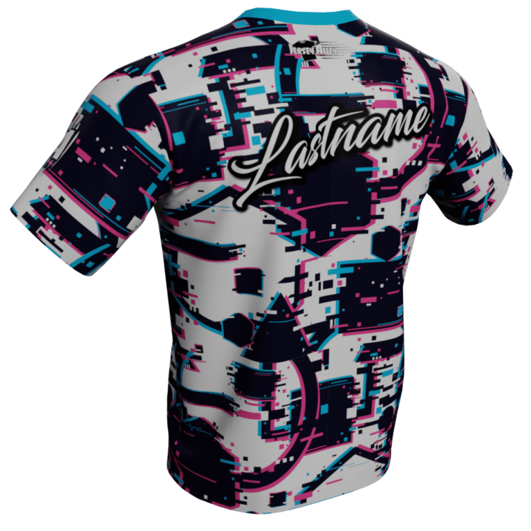 Digital Glitch - Storm Bowling Jersey - back