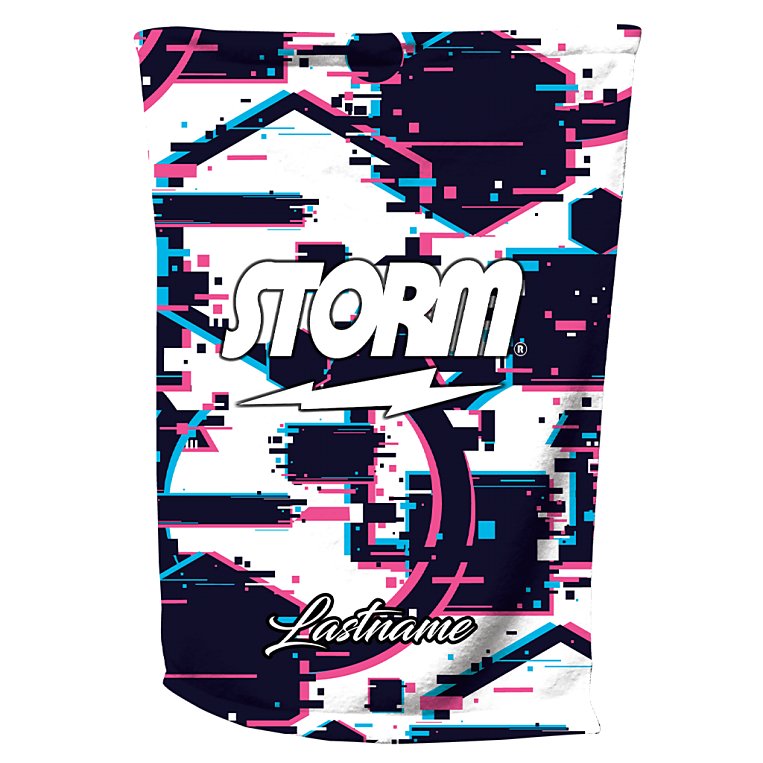 Digital Glitch - Storm Bowling Towel