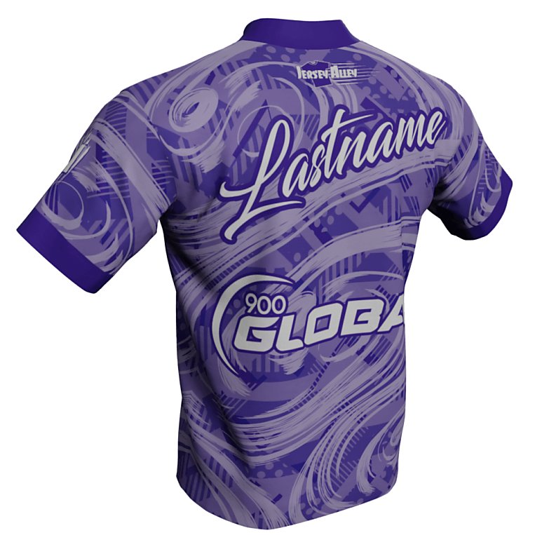 900 Global Purple Bowling T-Shirt 