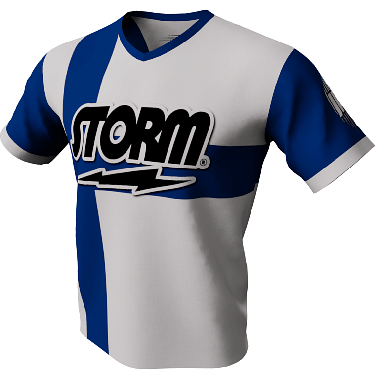 Finish Flag - storm bowling jersey