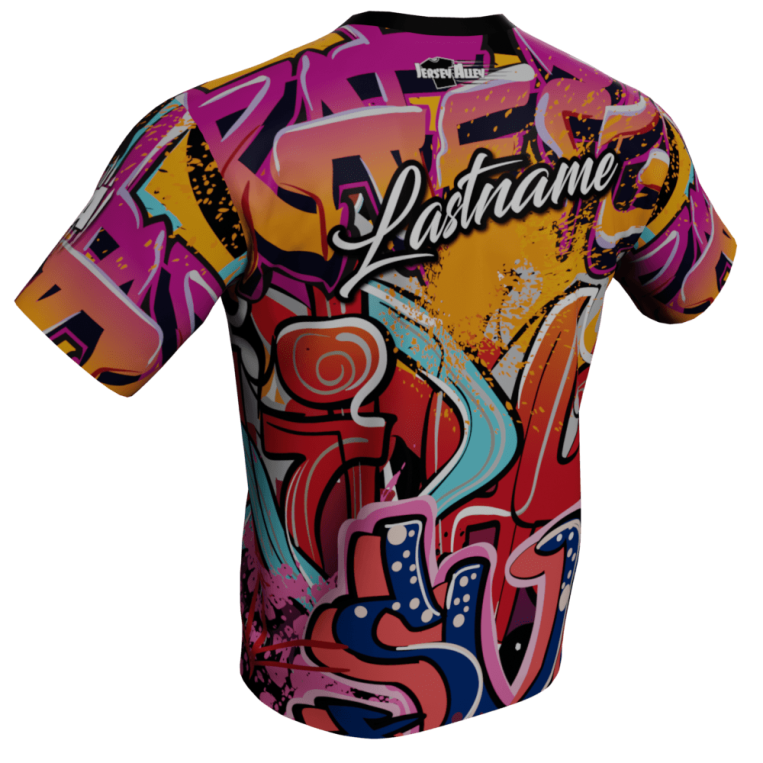 Graffi-Tee – Storm Bowling Jersey - back