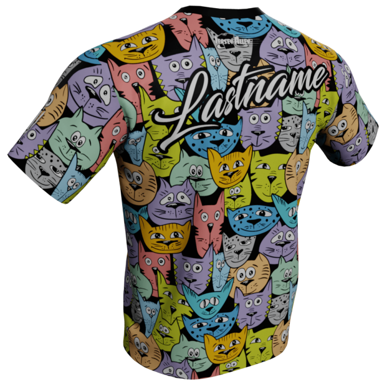 Happy Cats Storm Bowling Jersey - back