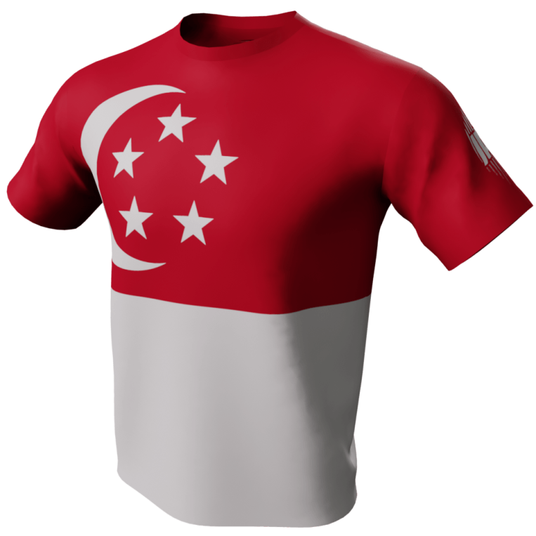 Singapore Flag Storm Bowling Jersey