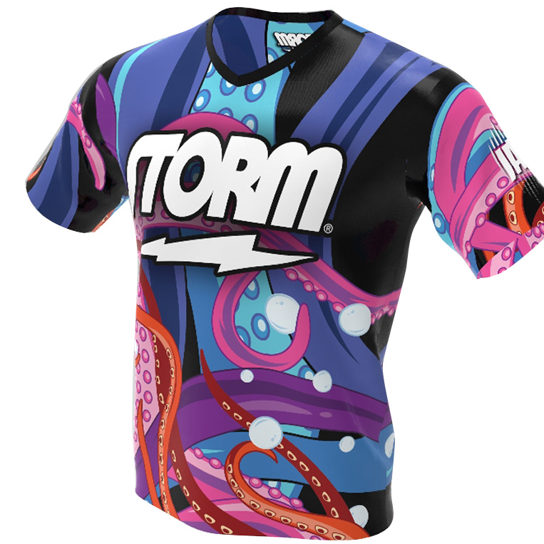 CoolWick Storm Meadow Butterfly Dreams Bowling Jersey 