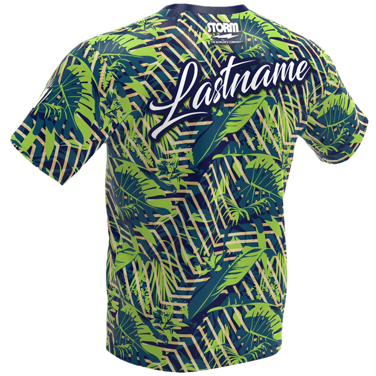 Storm Green & Metal Dye-Sublimated Bowling Jersey 
