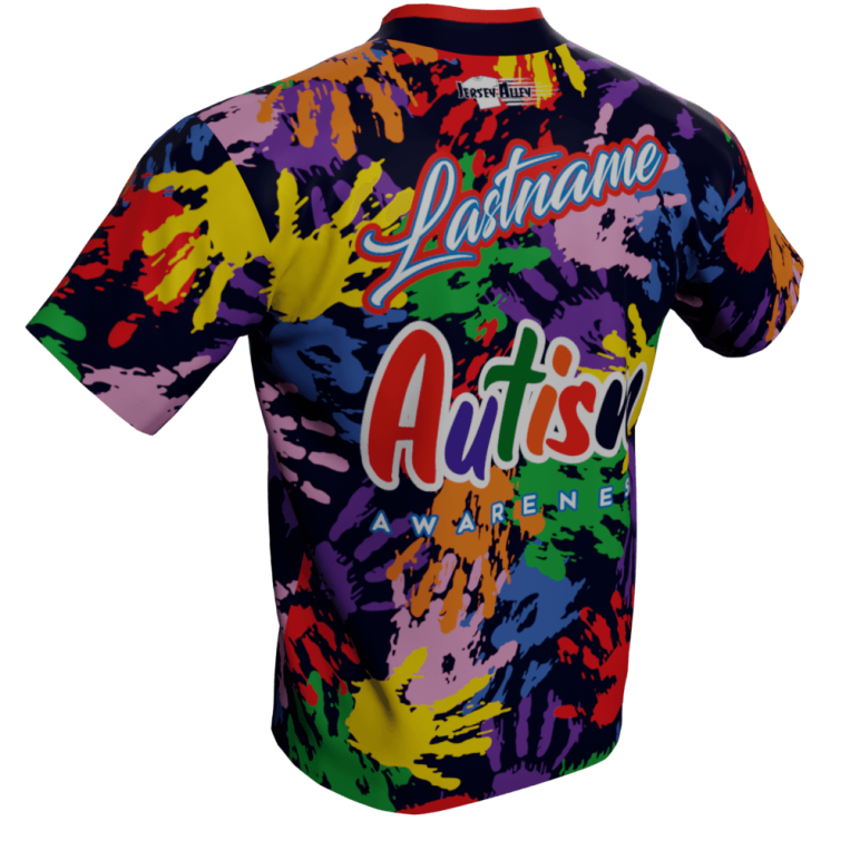 Autism Awareness - Motiv Bowling Jersey - Image 4