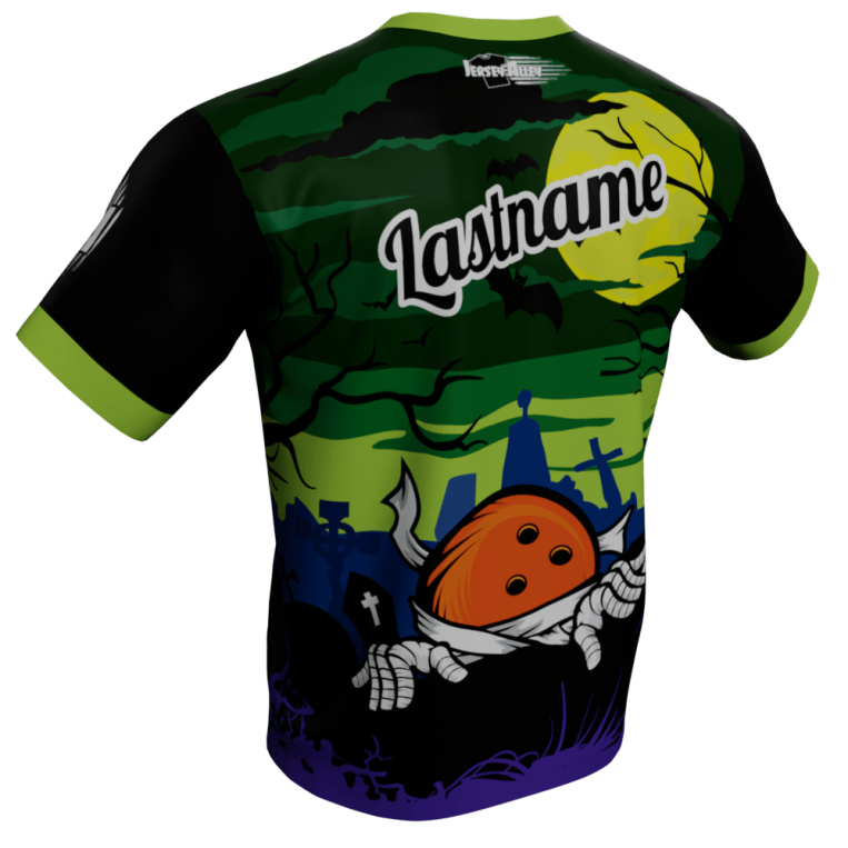 Night of the Living Strike Storm Bowling Jersey - back