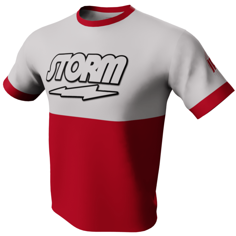 Polish Flag Storm Bowling Jersey