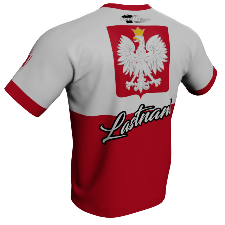 Polish Flag Storm Bowling Jersey