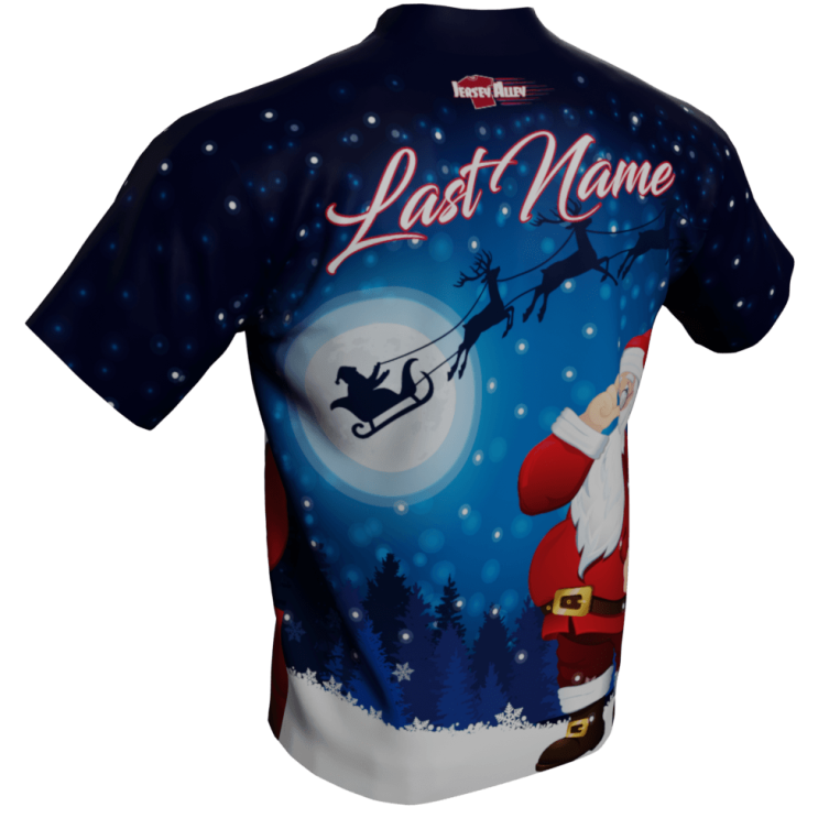 Silent Night Bowling Jersey - back