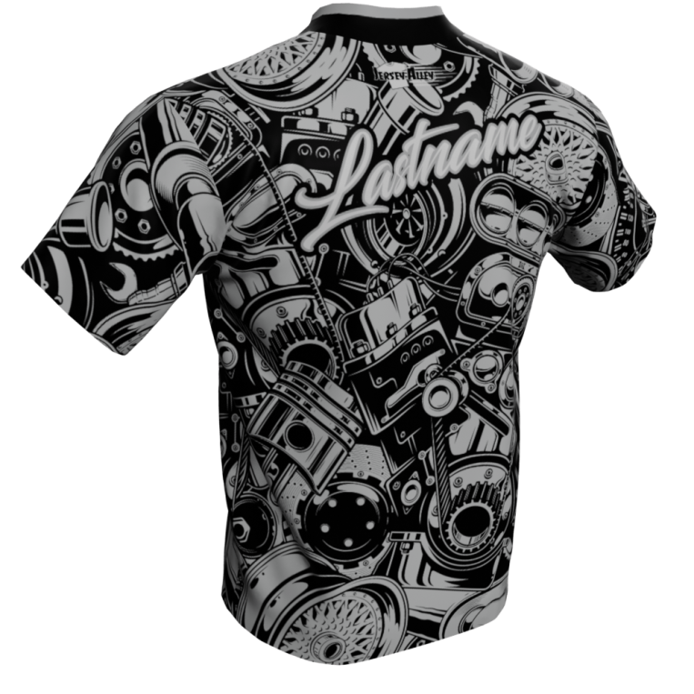The Mechanic - Storm Bowling Jersey - Image 4