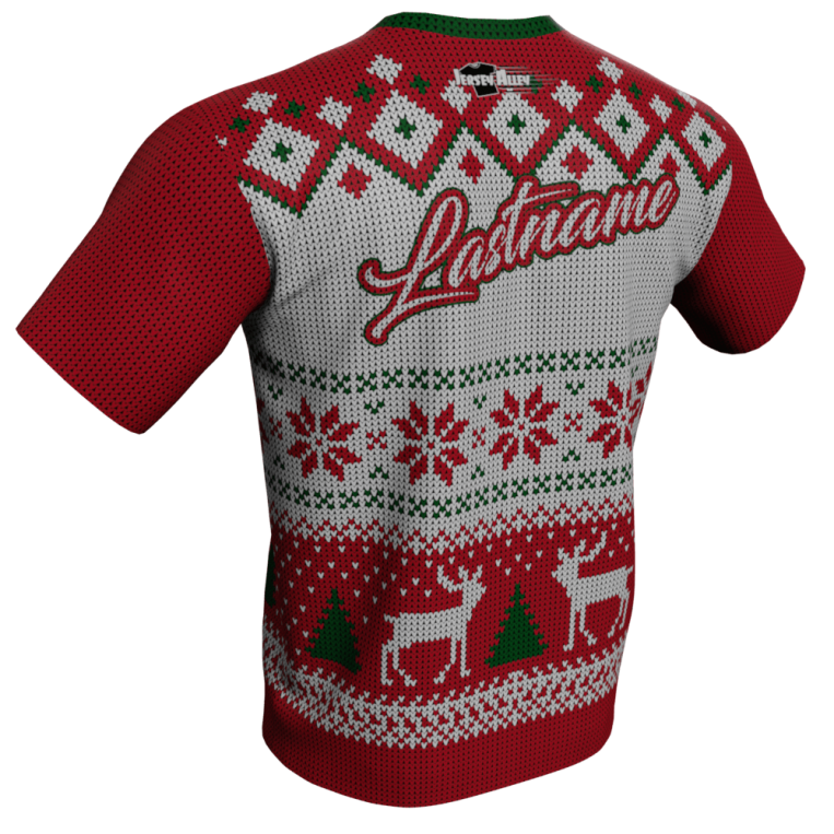 Ugly Christmas Sweater - Storm Bowling Jersey - back