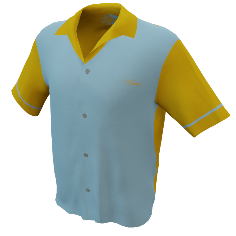 Two-Tone Custom Bowling Jersey